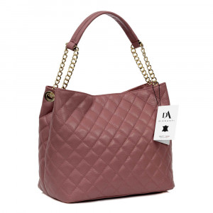 Geanta dama din piele naturala DiAmanti Lora Lila